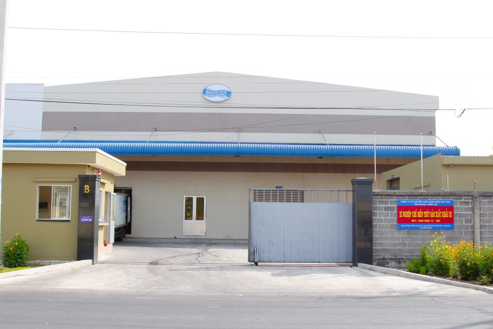 BASEAFOOD Vietnam seafood supplier factory in Ba Ria - Vung Tau, established 1976